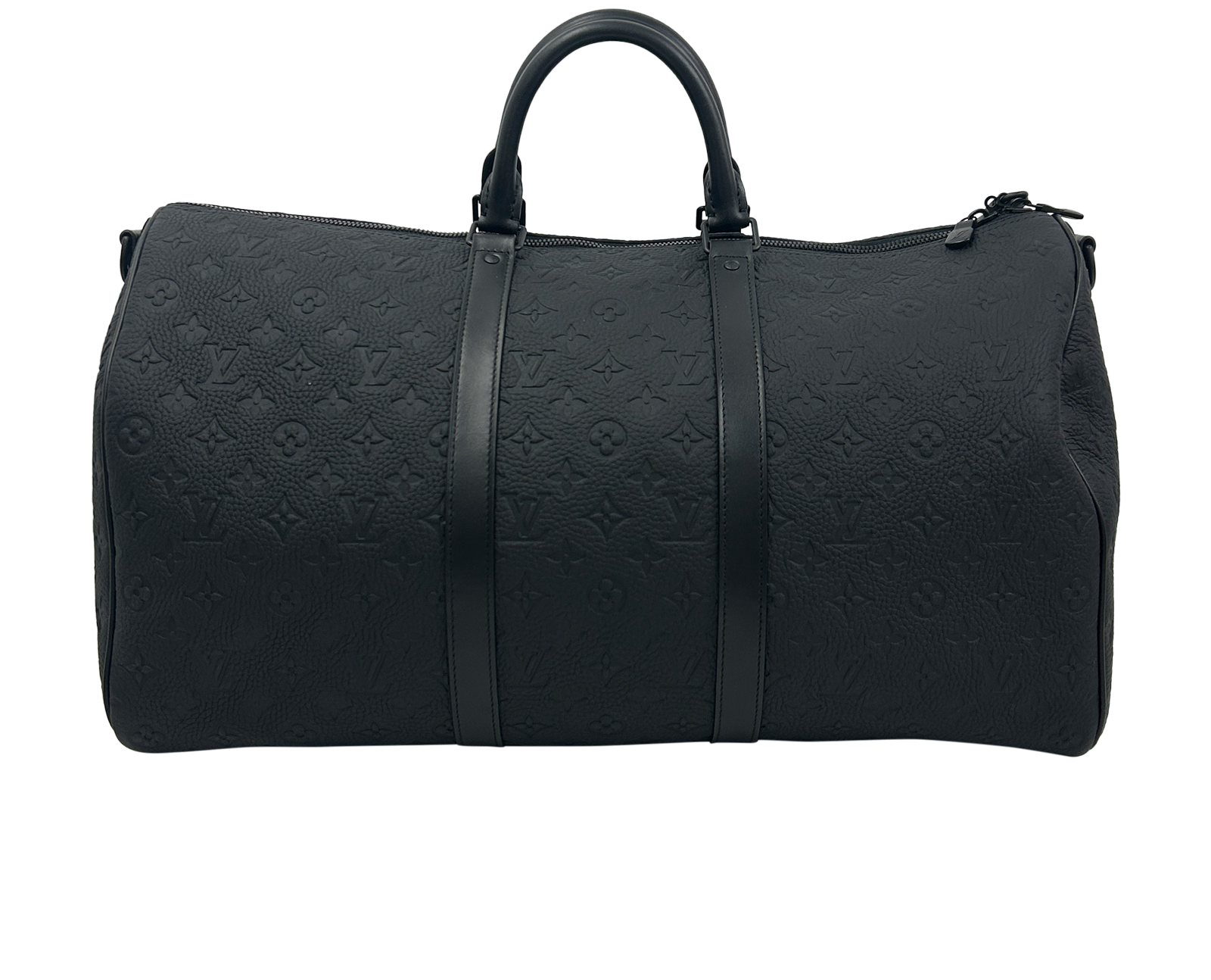 Keepall 50 Bandouliere, 2.600&euro;, Bolso, Negro, Animal - Piel, Vista trasera